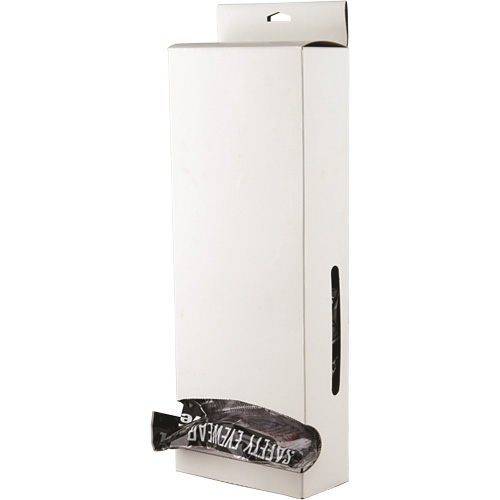 Lunettes de s&eacute;curit&eacute; s&eacute;rie 1400 Veratti Tuff Spec avec boîte distributrice blanche, Lentille Transparent, ANSI Z87+/R&eacute;pond ou surpasse la norme CSA Z94.3 NRZ Safety Inc.