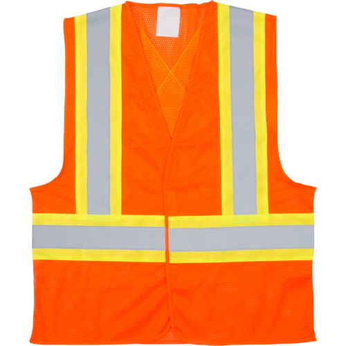 Veste de s&eacute;curit&eacute; pour la circulation, Orange haute visibilit&eacute;, 2T-Grand, Polyester NRZ Safety Inc.