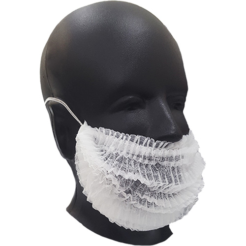 Beard Covers, Polypropylene, White NRZ Safety Inc.