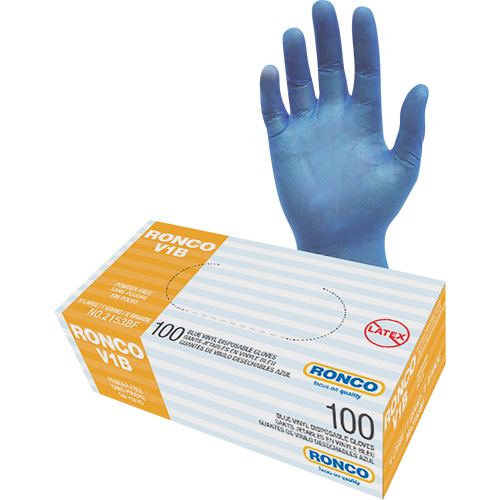 Gants jetables, T-Grand, Vinyle, 3 mils, Sans poudre, Transparent NRZ Safety Inc.