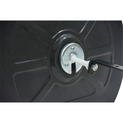 Miroir convexe rectangulaire/rond avec support, 12" h x 18" la, Int&eacute;rieur/Ext&eacute;rieur NRZ Safety Inc.