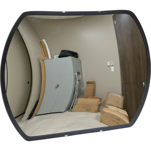 Roundtangular Convex Mirror with Bracket, 20" H x 30" W, Indoor/Outdoor NRZ Safety Inc.