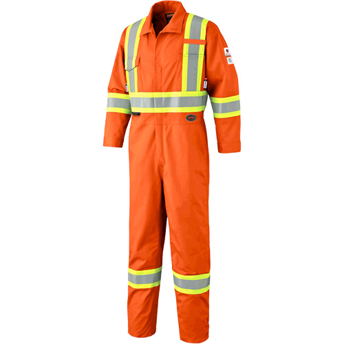 7702 FR Hi-Vis Safety Coveralls, Size 36, Orange NRZ Safety Inc.