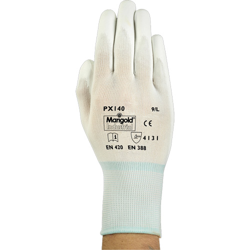 PX140 Coated Gloves, 6/X-Small, Polyurethane Coating, 15 Gauge, Nylon Shell NRZ Safety Inc.