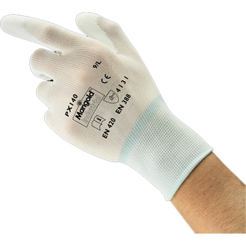 PX140 Coated Gloves, 6/X-Small, Polyurethane Coating, 15 Gauge, Nylon Shell NRZ Safety Inc.