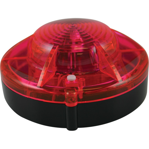 Balise stroboscopique rouge magn&eacute;tique, Plastique NRZ Safety Inc.