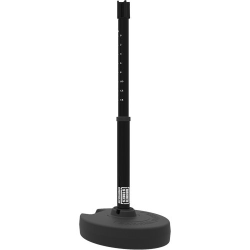 PLUS Barrier Post Set Receiver, 42" High, Black NRZ Safety Inc.