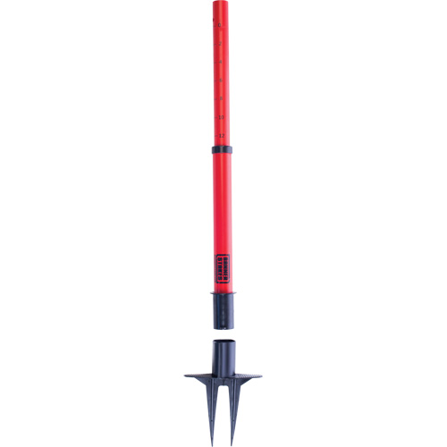 PLUS Barrier Posts, 42" High, Red NRZ Safety Inc.