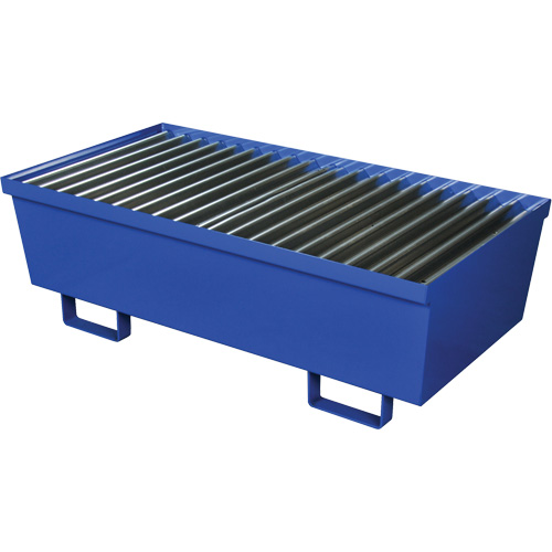 Steel Spill Containment Pallet, 74 US gal. Spill Capacity, 27" x 51.25" x 13" NRZ Safety Inc.