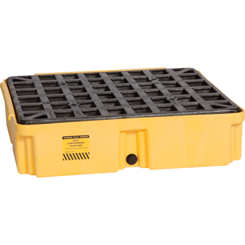 Modular Spill Platform, 15 US gal. Spill Capacity, 26" x 26.25" x 6.5" NRZ Safety Inc.