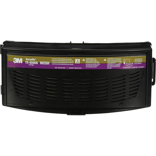 Versaflo Multi-Gas/HE Cartridge, Ammonia/Chlorine Dioxide/Chlorine Gas/Hydrogen Chloride/Hydrogen Fluoride/Mercury/Methylamine/Organic Vapour/Particulates/SO2 Sulfur Dioxide, Pack of 1 NRZ Safety Inc.