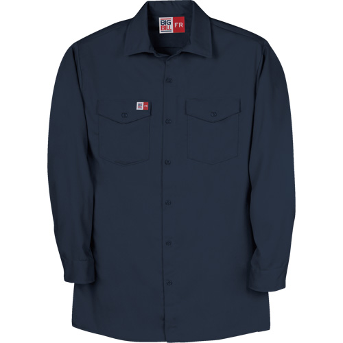 Chemise de travail de protection contre l'arc &eacute;lectrique, Petit, Bleu marin NRZ Safety Inc.