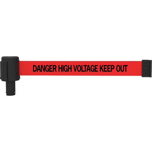 PLUS Banner Cassette, Danger High Voltage Keep Out, 15', Red Tape NRZ Safety Inc.