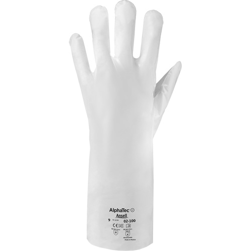 ALPHATEC&reg; 02-100 Chemical-Resistant Gloves, Size 7, 15.0" L, HPPE, 2.4-mil NRZ Safety Inc.