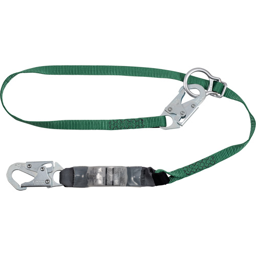 V-Series Tie-Back Lanyard, 6', Rebar Hook Center, Snap Hook Leg Ends, Polyester NRZ Safety Inc.