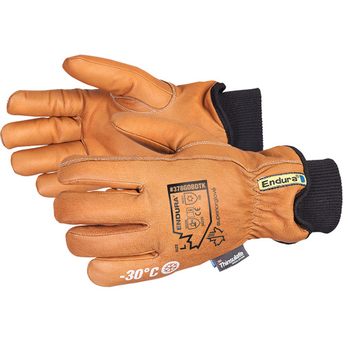 Gants de conducteur de luxe pour l'hiver Endura, T-petit, Paume en Cuir fleur de ch&egrave;vre, Thinsulate NRZ Safety Inc.