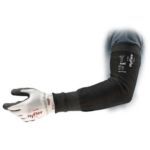 Hyflex&reg; 11-250 Cut-Resistant Sleeves, HPPE, 12", ASTM ANSI Level A3/EN 388 Level 5, Grey NRZ Safety Inc.