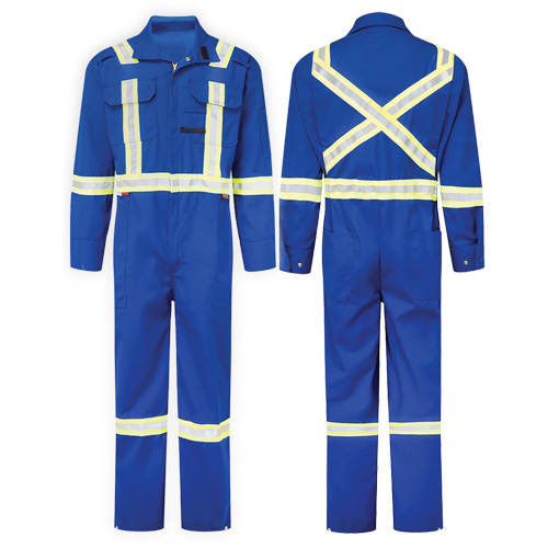 Nomex&reg;Essential 6 oz. Deluxe Coveralls, Size 38 (Tall), Royal Blue NRZ Safety Inc.