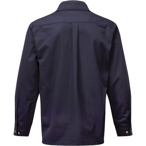 Chemise de travail de luxe 7 oz UltraSoft, Moyen (grande taille), Bleu marin NRZ Safety Inc.