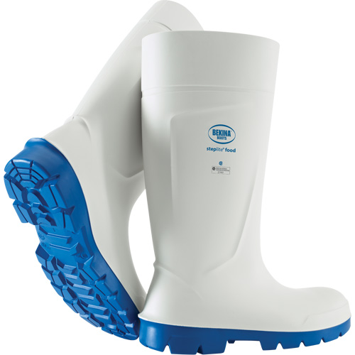 Bekina&reg; Steplite Food Safety Boots, Polyurethane, Steel Toe, Size 4 NRZ Safety Inc.