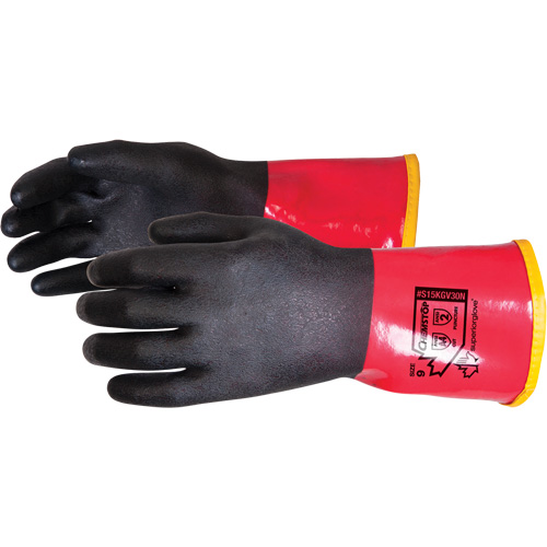 Chemstop Extreme Comfort Gloves, Size 7, 12" L, Nitrile/PVC, 30-mil NRZ Safety Inc.