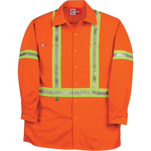 Chemise de travail industrielle Westex UltraSoft, Moyen (grande taille), Orange NRZ Safety Inc.