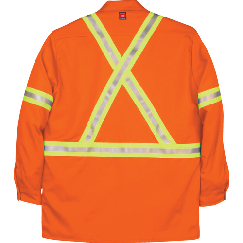 Chemise de travail industrielle Westex UltraSoft, Moyen (grande taille), Orange NRZ Safety Inc.