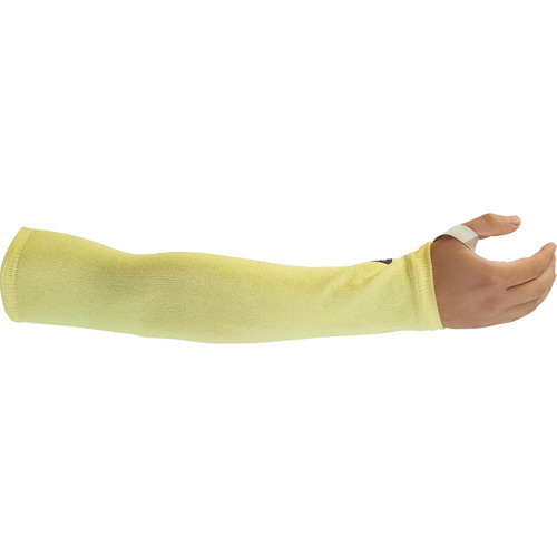 Cut-Resistant Sleeves, Kevlar&reg;, 14", ASTM ANSI Level A4, Yellow NRZ Safety Inc.