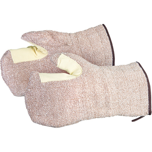CoolGrip&reg; Baker's Mitts, Terry Cloth, Large, Protects Up To 446° F (230° C) NRZ Safety Inc.