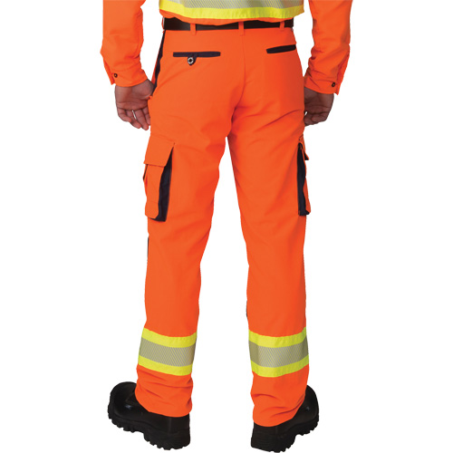 Ripstop High-Visibility Cargo Pants, Polyester, 28, High Visibility Orange NRZ Safety Inc.