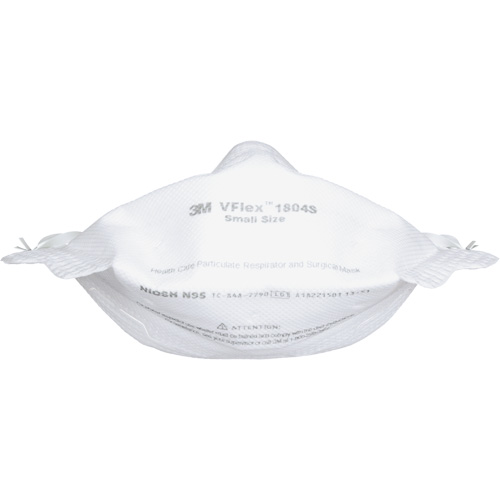 Respirateur et masque chirurgical VFlex contre les particules en sant&eacute;, N95, Certifi&eacute; NIOSH, Petit NRZ Safety Inc.
