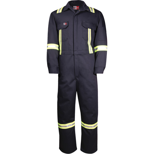 Combinaisons avec mat&eacute;riau r&eacute;fl&eacute;chissant de luxe Westex UltraSoft, Taille 36, Bleu marine, 8,7 cal/cm² NRZ Safety Inc.
