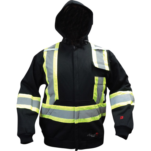 Fire Rated Hoodie, Small, Black NRZ Safety Inc.