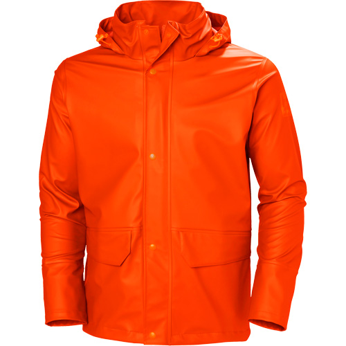 Gale Rain Jacket, Polyester/Polyurethane, 3X-Large, Orange NRZ Safety Inc.