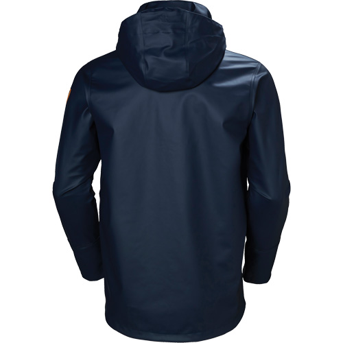 Gale Rain Jacket, Polyester/Polyurethane, 3X-Large, Navy Blue NRZ Safety Inc.