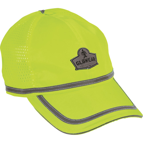 Casquette de baseball haute visibilit&eacute; GloWear 8930, Jaune lime haute visibilit&eacute;, Polyester NRZ Safety Inc.