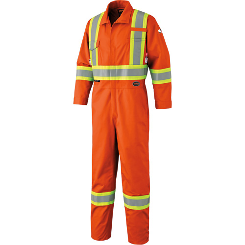 7705 FR-Tech&reg; High Visibility Coveralls, Size 36, Orange NRZ Safety Inc.