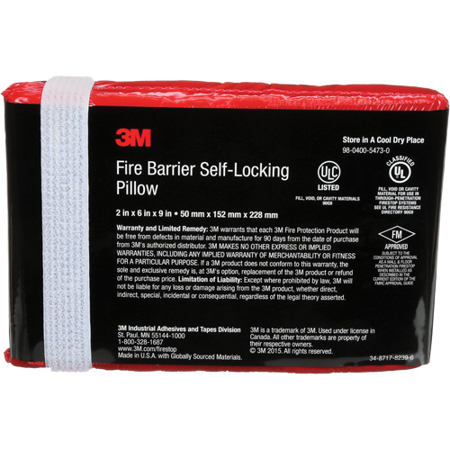 Fire Barrier Self-Locking Pillow NRZ Safety Inc.