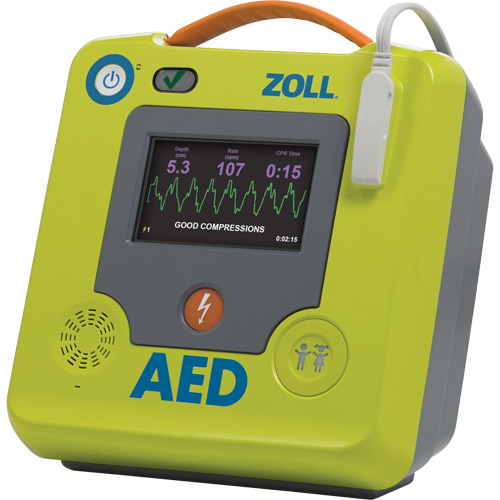 Professional Rescuers AED 3 BLS Defibrillator, Semi-Automatic, French, Class 4 NRZ Safety Inc.