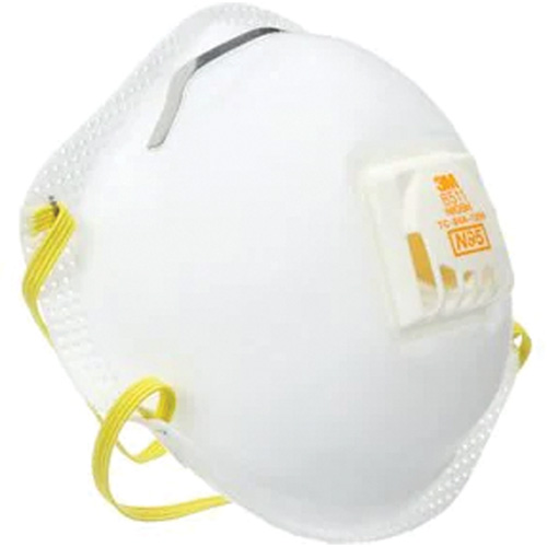 Respirateur contre les particules 8511, N95, Certifi&eacute; NIOSH NRZ Safety Inc.