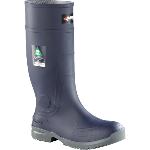 Slip Resistant Boots, Rubber, Steel Toe, Size 4 NRZ Safety Inc.