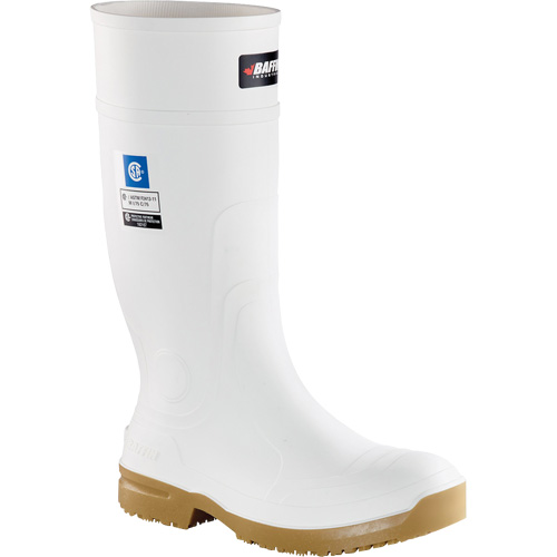 Slip Resistant Boots, Rubber, Steel Toe, Size 4 NRZ Safety Inc.