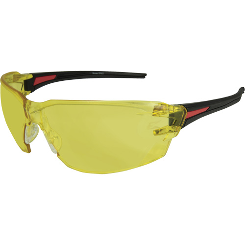 Lunettes de s&eacute;curit&eacute; Nevosa, Lentille Jaune, Anti-&eacute;gratignures, R&eacute;pond ou surpasse la norme CSA Z94.3 NRZ Safety Inc.
