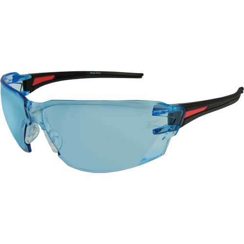 Lunettes de s&eacute;curit&eacute; Nevosa, Lentille Bleu p&acirc;le, Anti-&eacute;gratignures, R&eacute;pond ou surpasse la norme CSA Z94.3 NRZ Safety Inc.