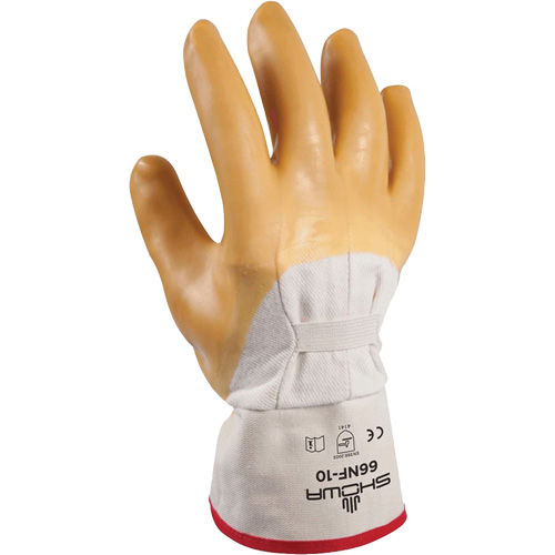 Wrinkle Finish Coated Glove, 10/Large, Rubber Latex Coating, Cotton Shell NRZ Safety Inc.