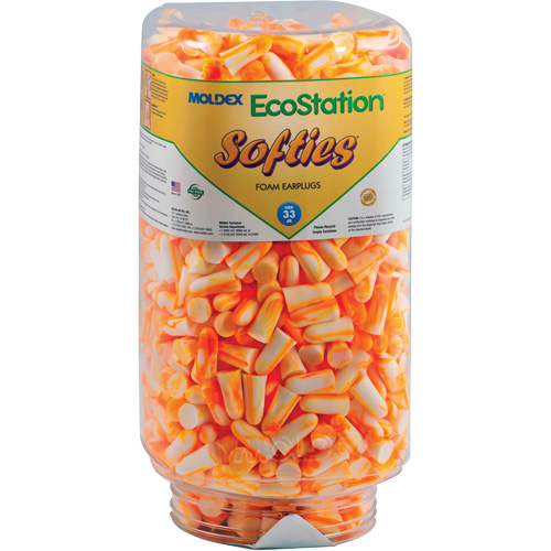 EcoStation Softies&reg; Earplug Refill, Bulk - Canister NRZ Safety Inc.