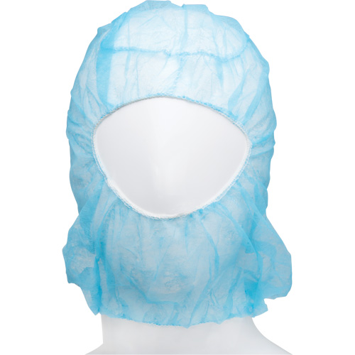 Disposable Hood, Polypropylene, Blue NRZ Safety Inc.