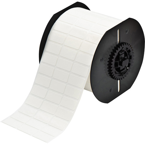 B33 Series Repositionable Adhesive Labels, Vinyl, 1" L x 0.5" H, White NRZ Safety Inc.