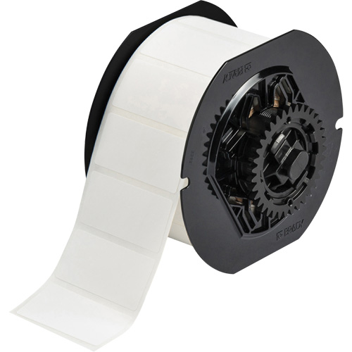 B33 Series Printer Labels, Paper, 2" L x 1" H, White NRZ Safety Inc.