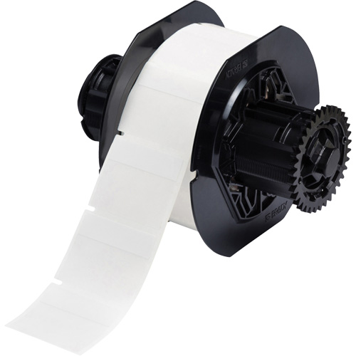 B33 Series Self-Laminating Labels, Vinyl, 1.75" L x 1.5" H, White NRZ Safety Inc.